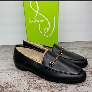 New Sam Edelman Loraine Black Leather Loafers 8